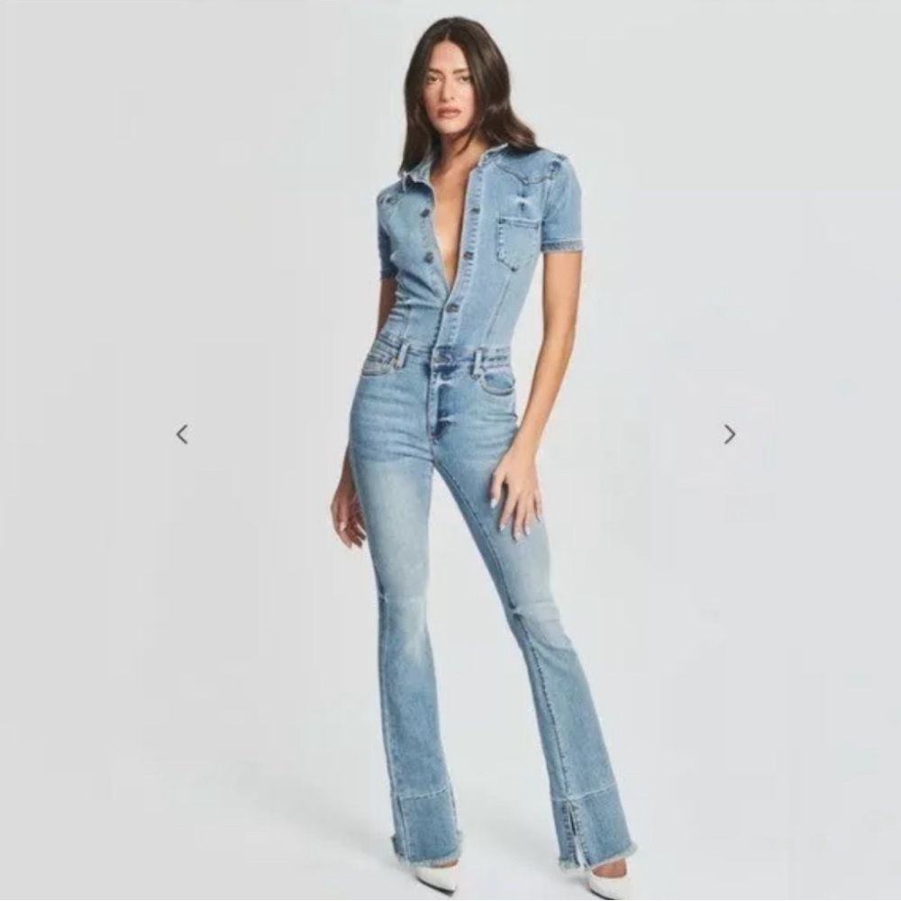 SER.O.YA Blue Denim Jumpsuit